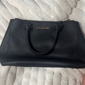 Michael Kors Black Satchel Bag